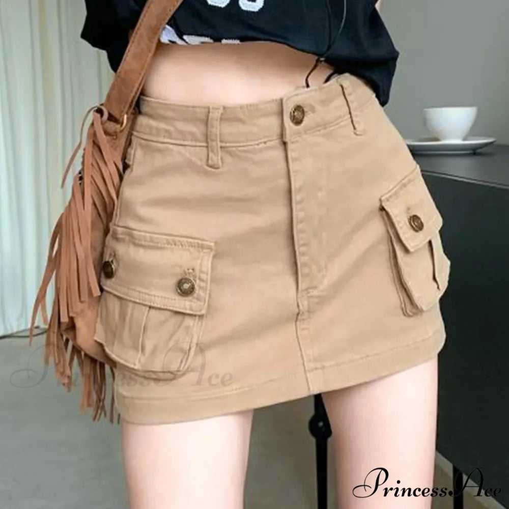 Slip Denim Tall Waist Skirt skirts-250223
