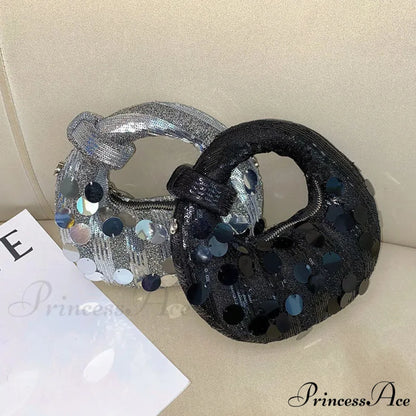 Small Crescent Evening Clutch Wristlet wristlet-250126
