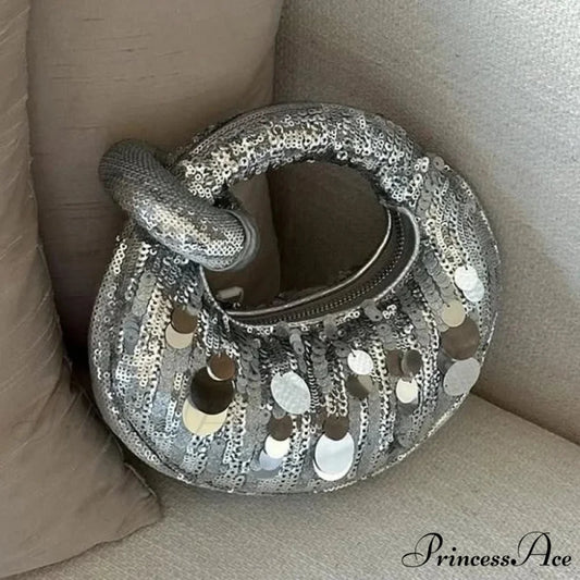 Small Crescent Evening Clutch Wristlet wristlet-250126