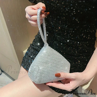 Small Sparkling Rhinette Night Wristlet wristlet-250126