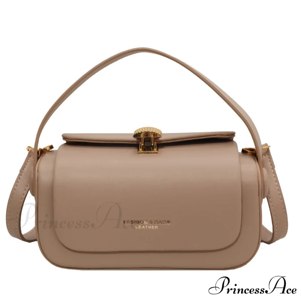 Small Square Crossbody High-End Designer Purse Style 1 Khaki / 20x12x9cm handbag-250126