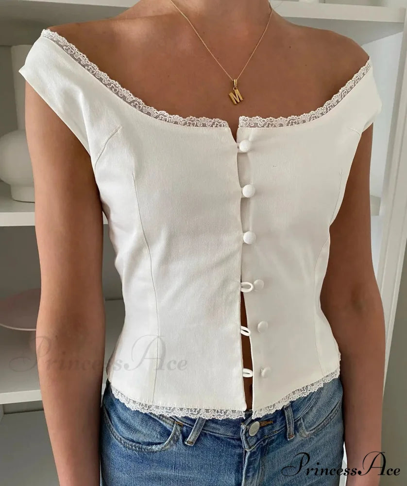 Smooth Button Dairy Farmer Crop Top croptop-250223