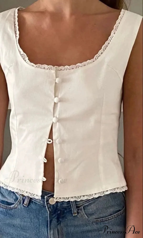 Smooth Button Dairy Farmer Crop Top croptop-250223