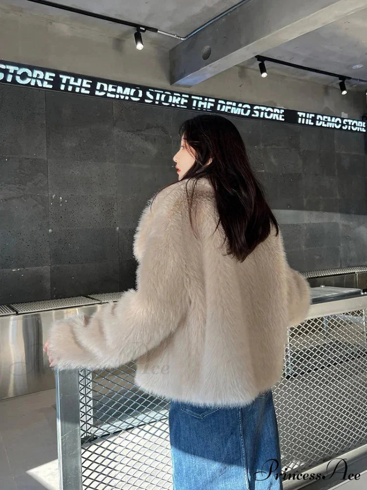 Soft Cropped Insulated Jacket rice apricot / S coats-241228