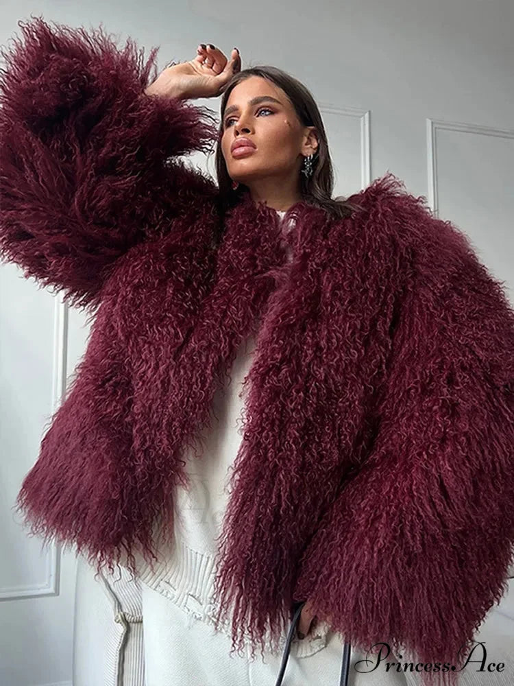 Soft Fringe Large Sleeve Jacket coats-241228