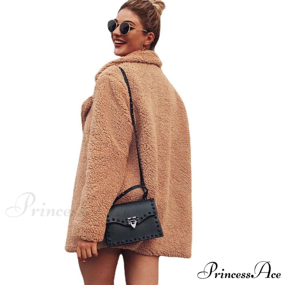Soft Fur Fashion Plush Coat