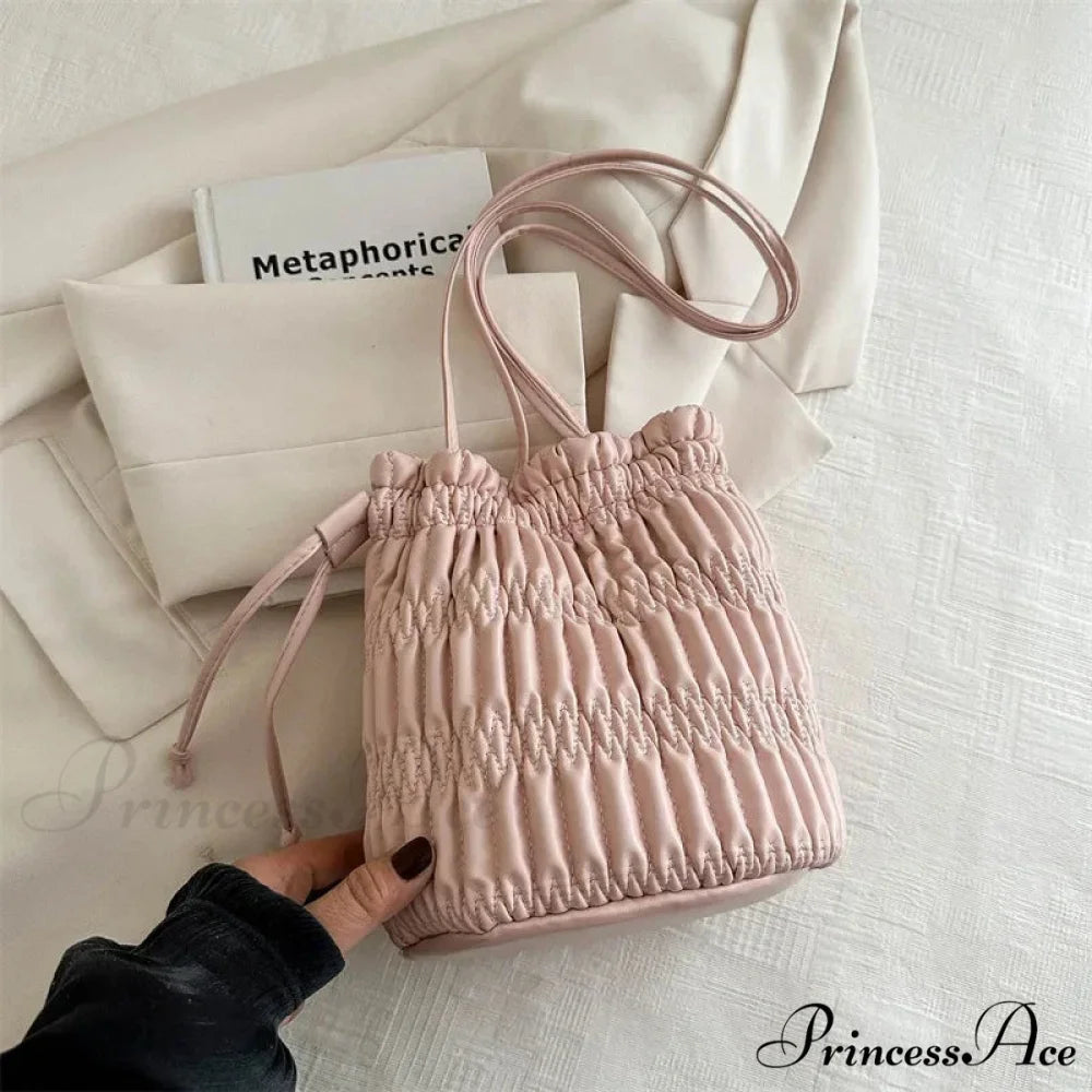 Soft Lavish Designer Shoulder Bag Pink shoulder-250126