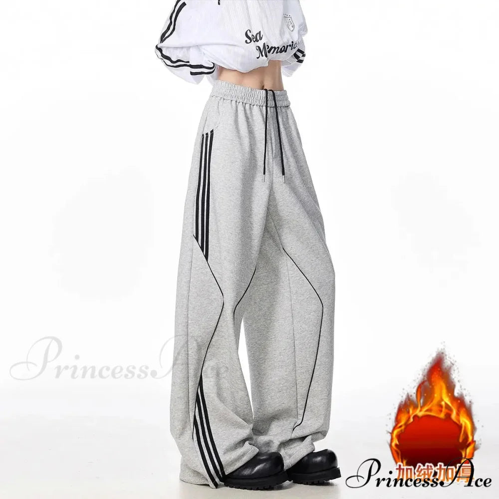 Soft Movement Winter Versatile Trousers Light Gray Fleece / M pants-241228