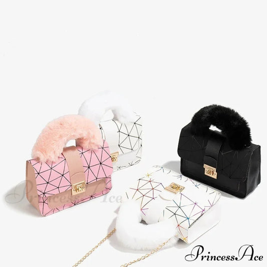 Soft Petite Square Printed Messenger Handbag handbag-250126