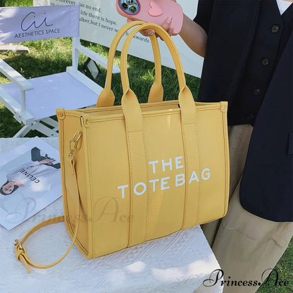Soft PU Leather Tote Shoulder Handbag handbag-250126