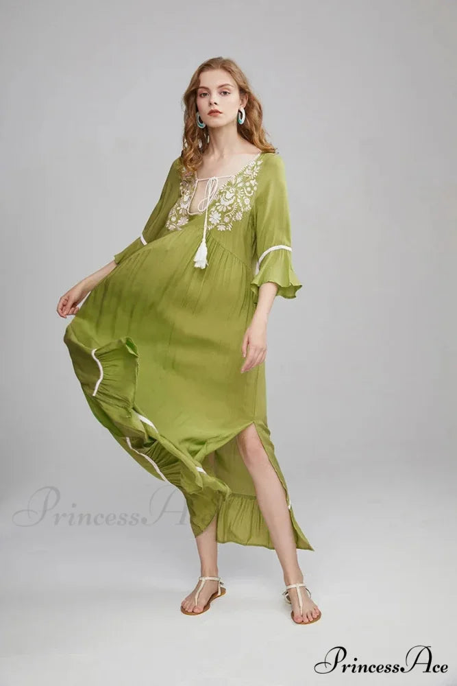 Soft Rayon Bohemian Dress bohodress-250126
