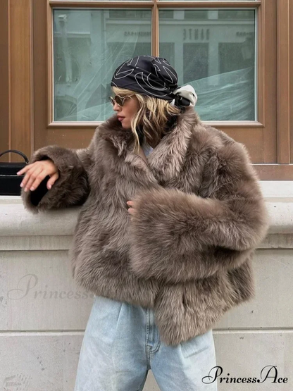 Soft Thick Winter Overcoat coats-241228