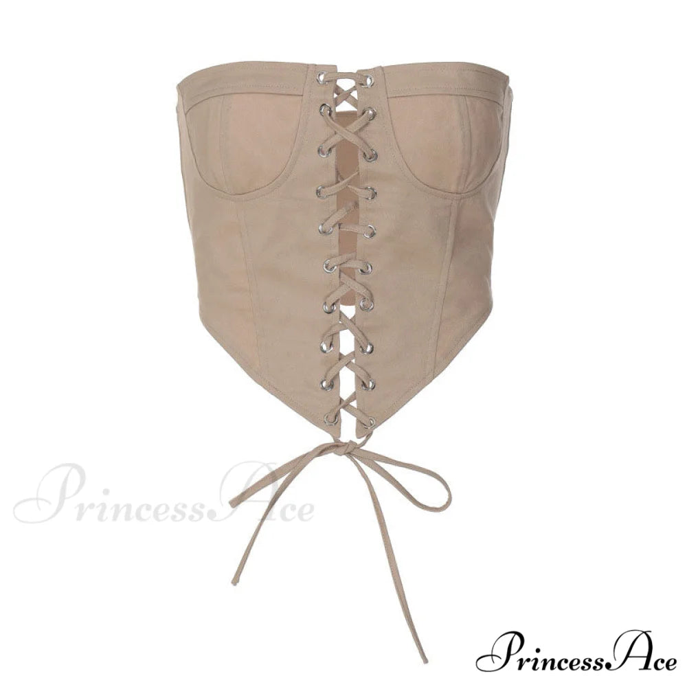 Solid Color Crew Trendy Neck Pullover Sweater L / Khaki