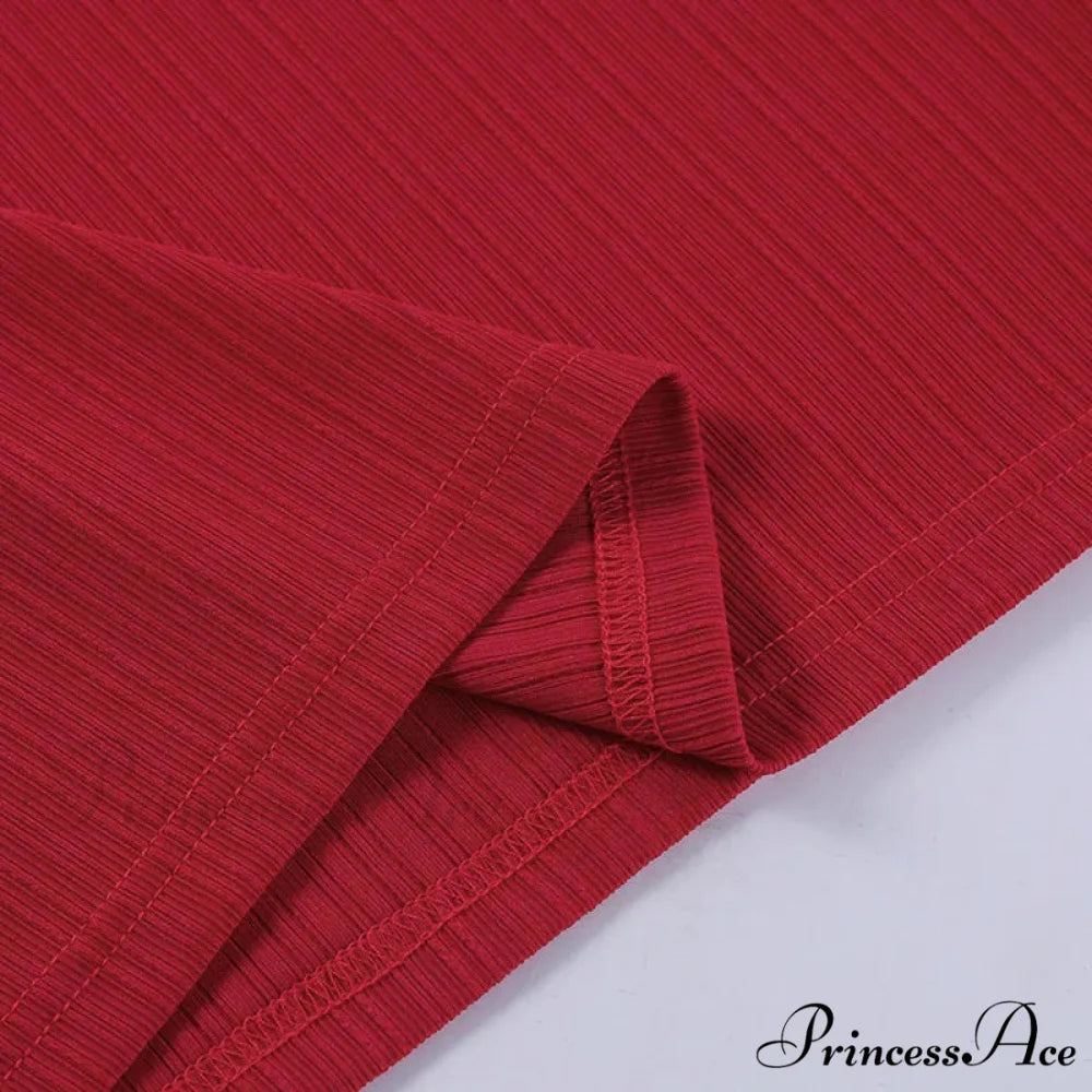 Solid Spaghetti Strap Backless Summer Casual Elegant Party Bodycon Dress