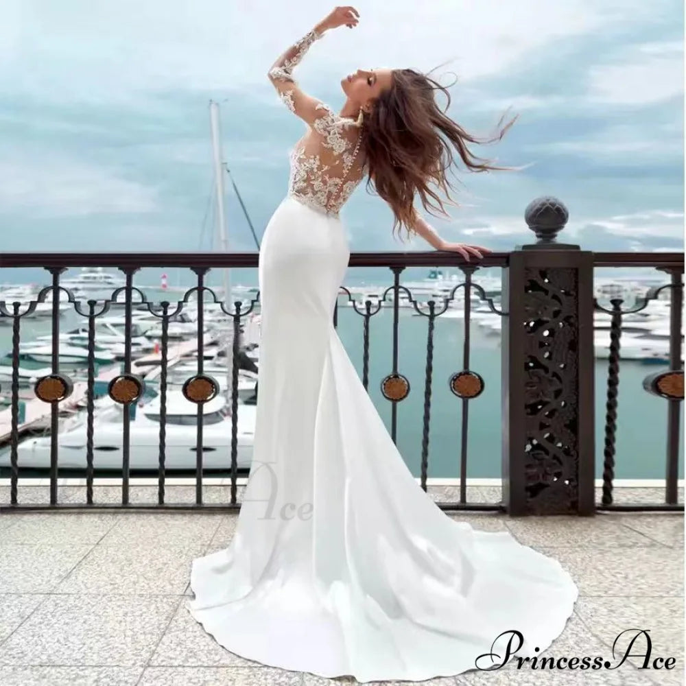 Sophisticated Sleeveless Evening Gown Bridal Dress weddingdress-250223