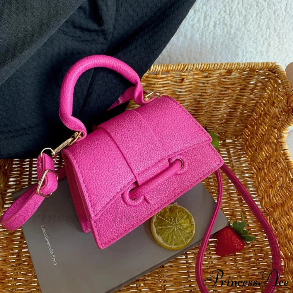 Sophisticated Solid Shoulder Clutch Small Purse Handbag handbag-250126