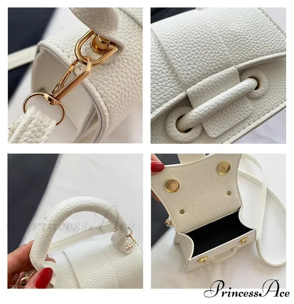 Sophisticated Solid Shoulder Clutch Small Purse Handbag handbag-250126
