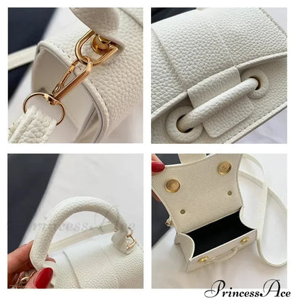 Sophisticated Solid Shoulder Clutch Small Purse Handbag handbag-250126