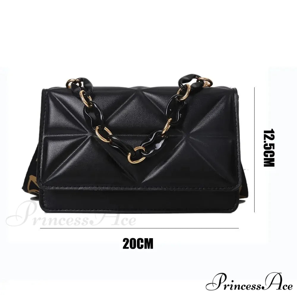 Spacious Capacity Synthetic Leather Informal Crossbody crossbody-250126