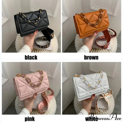 Spacious Capacity Synthetic Leather Informal Crossbody crossbody-250126