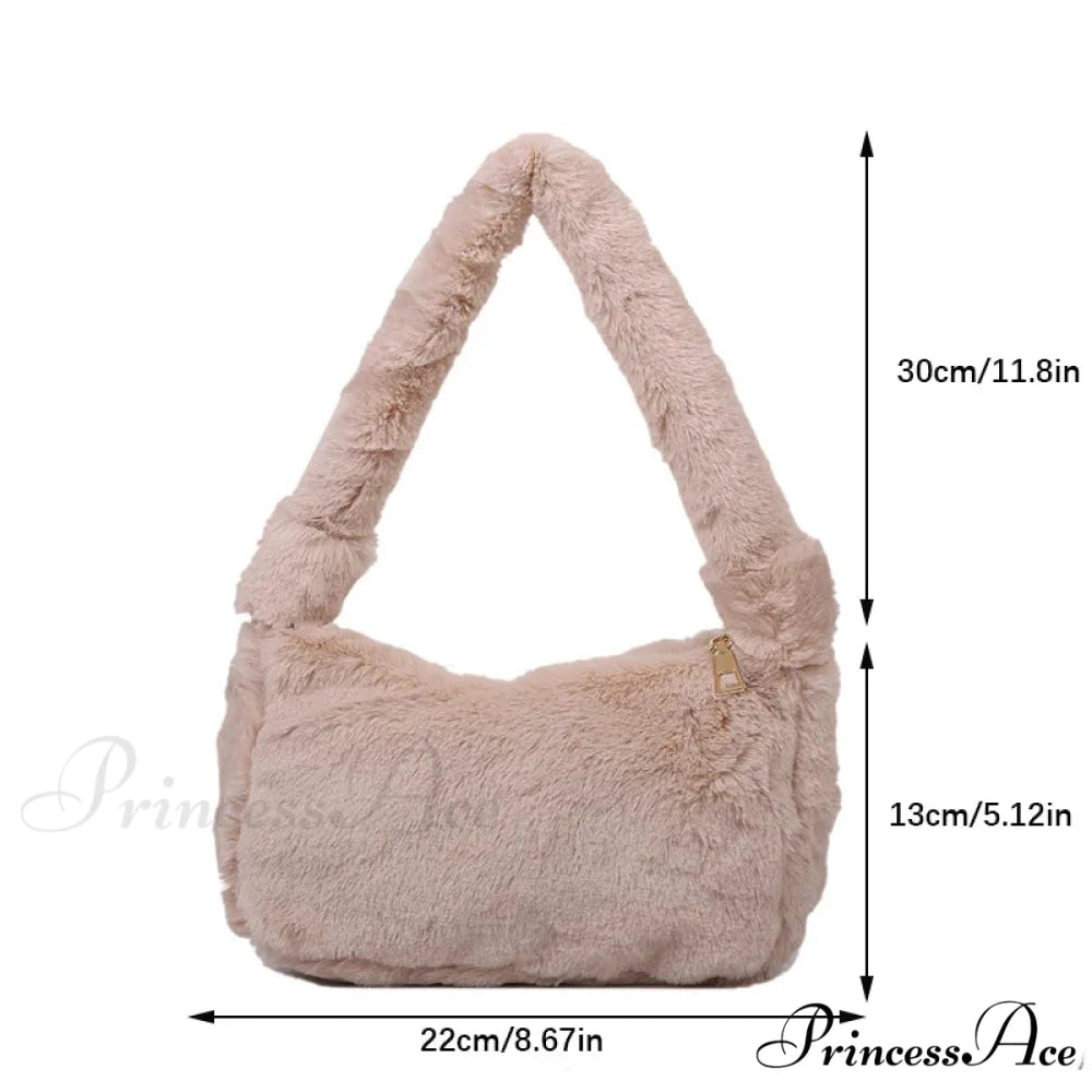 Spacious Capacity Synthetic Leather Shoulder Bag shoulder-250126