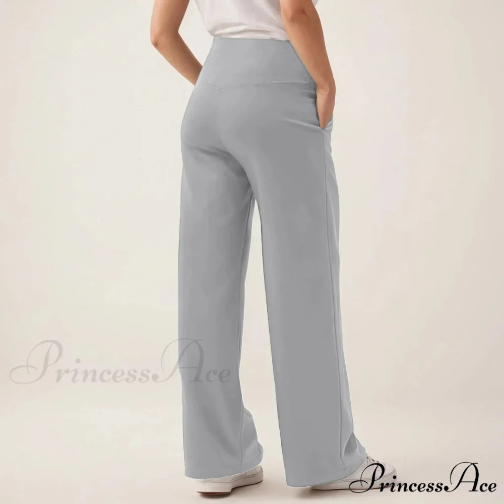 Spacious Leg Yoga Trousers pants-241228