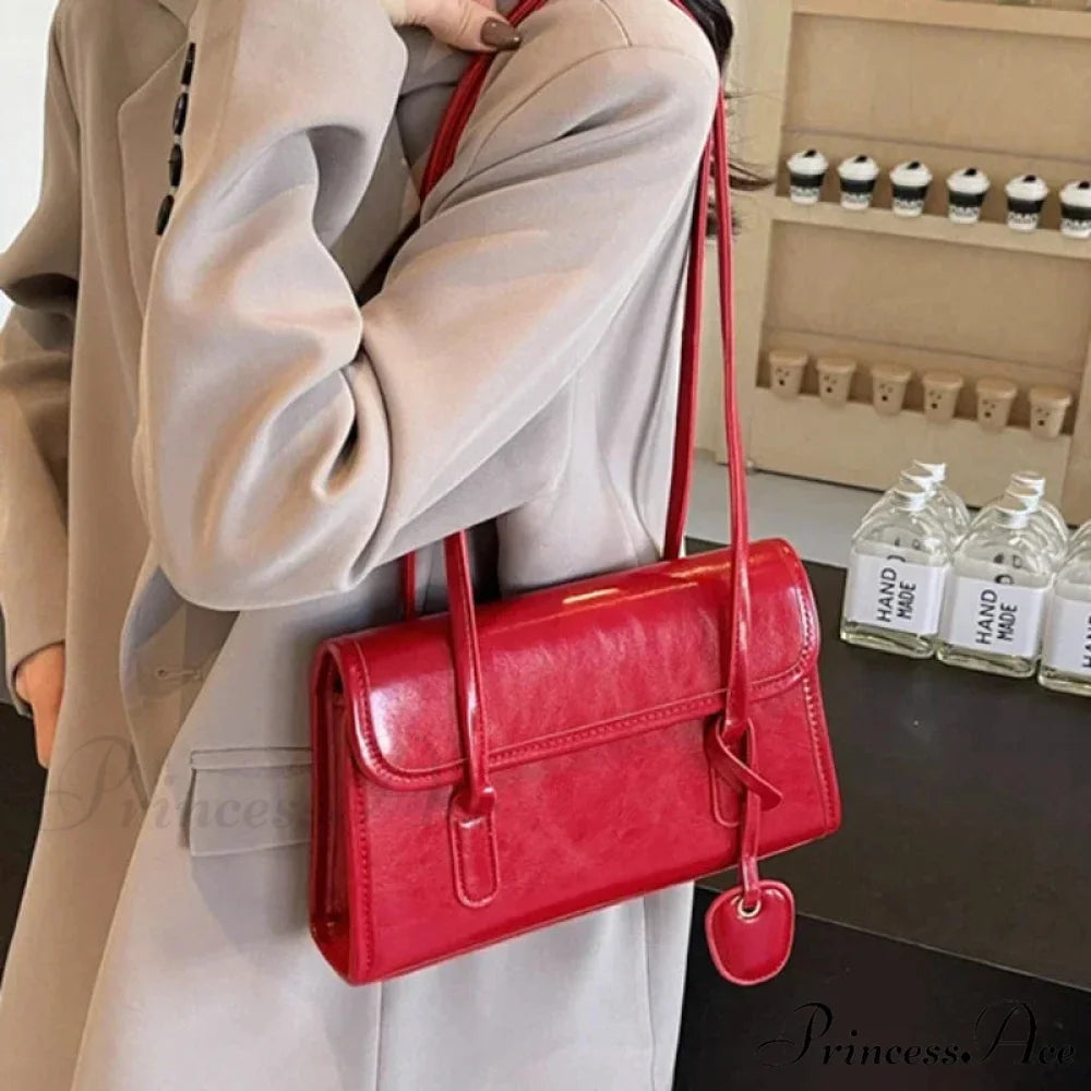 Spacious Winter Armpit Shoulder Bag shoulder-250126