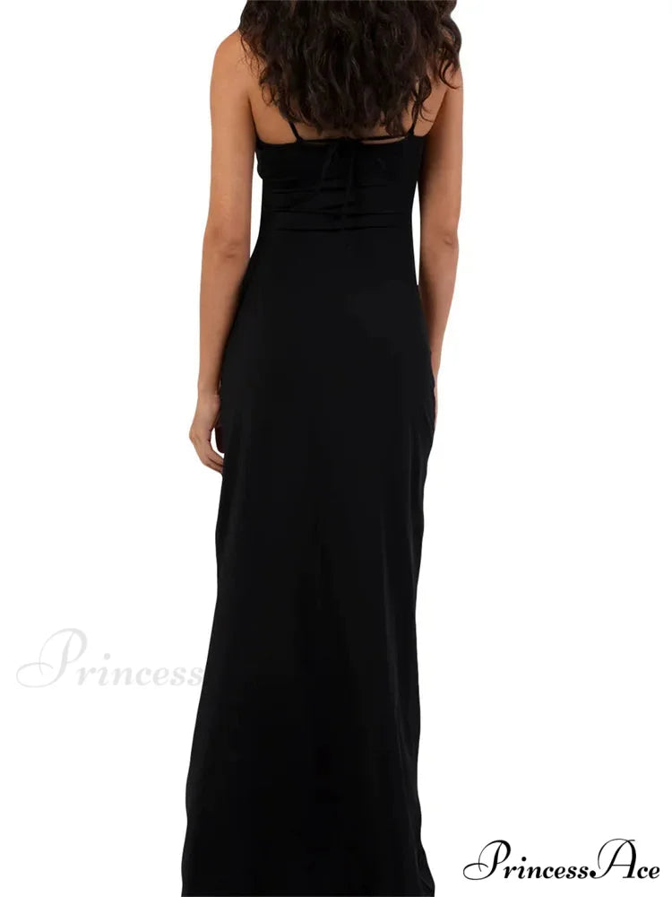 Spaghetti Strap Sling for Women 3D Flower Hollow Out Summer Party Cocktail Female Vestidos Clubwear