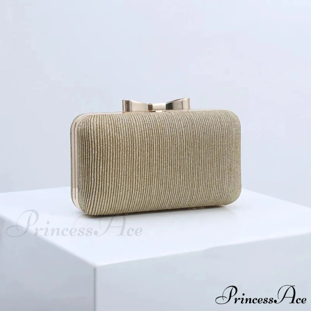 Sparkling Banquet Evening Clutch Wristlet Gold wristlet-250126