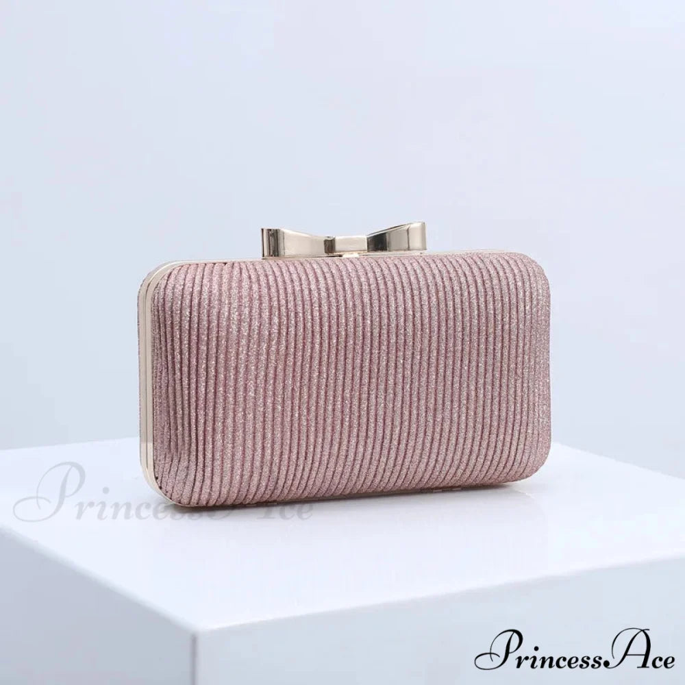 Sparkling Banquet Evening Clutch Wristlet Lotus color wristlet-250126