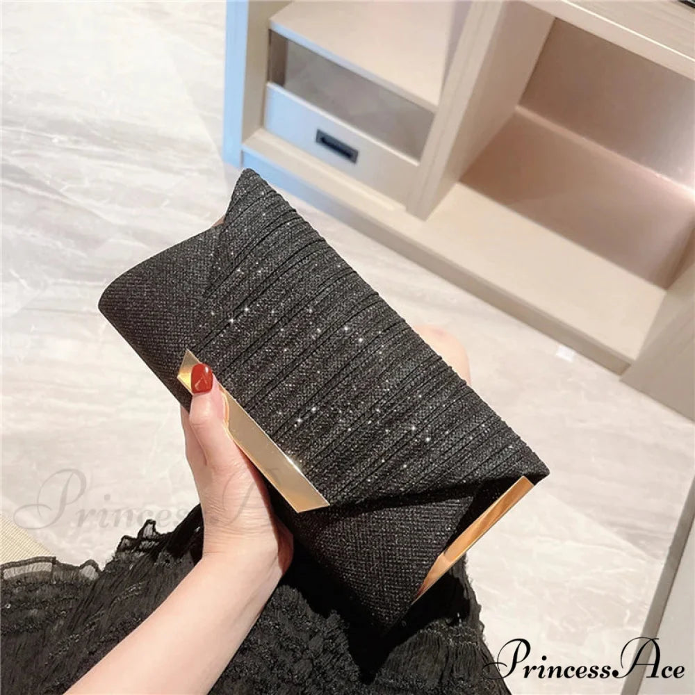 Sparkling Celebration Purse Wristlet Black wristlet-250126