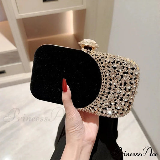 Sparkling Clutch Phone Wallet Wristlet Black wristlet-250126