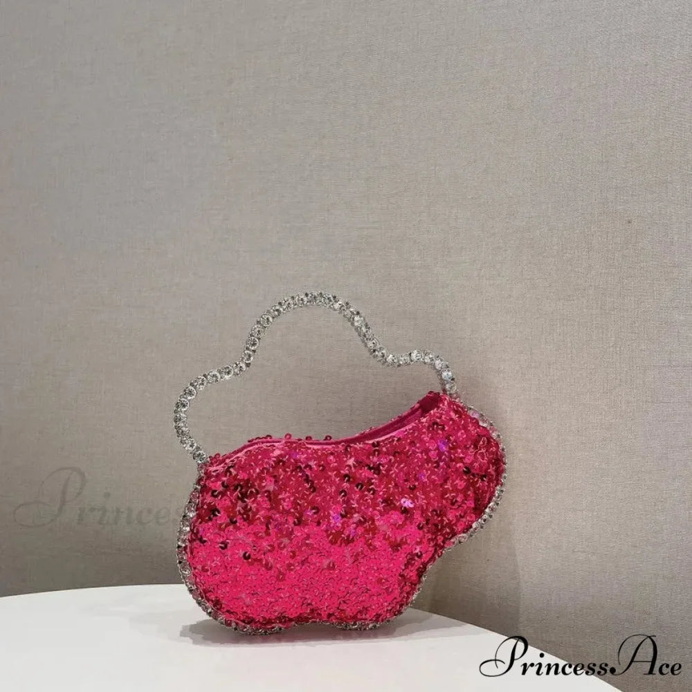 Sparkling Diamond Cloud Shape Evening Wristlet color same picture4 wristlet-250126