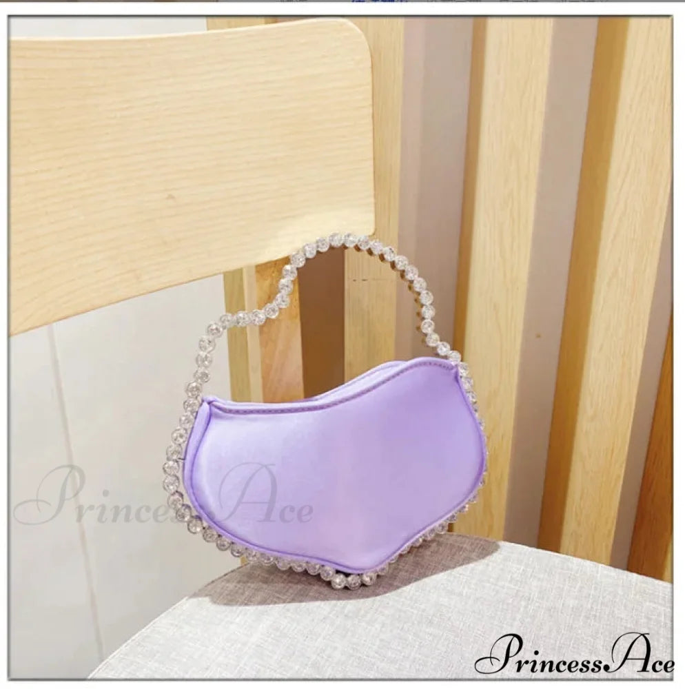 Sparkling Diamond Cloud Shape Evening Wristlet color same picture7 wristlet-250126