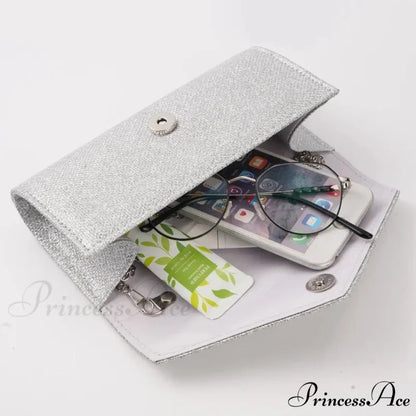 Sparkling Envelope Evening Clutch Women’s Day Wedding Party Crossbody Bag clutchbag-250126