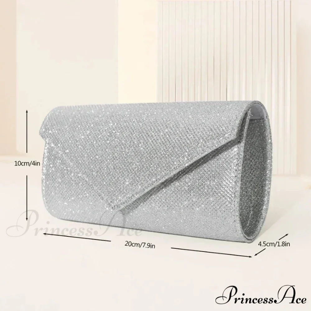 Sparkling Envelope Link Evening Clutch Bag clutchbag-250126