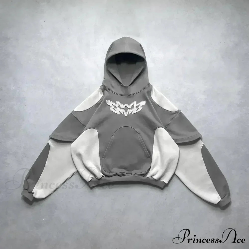 Sparkling Gem Large Hoodie grey 1 / M hoodies-241228