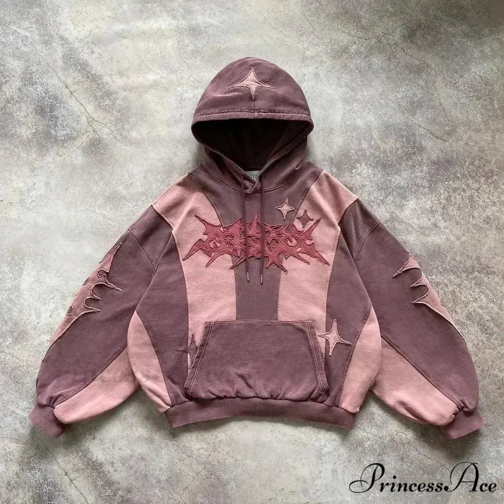 Sparkling Gem Large Hoodie pink 1 / M hoodies-241228