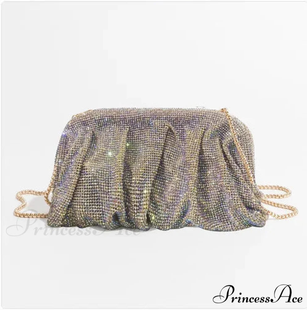 Sparkling Gem Wedding Purse Wristlet ab silver wristlet-250126