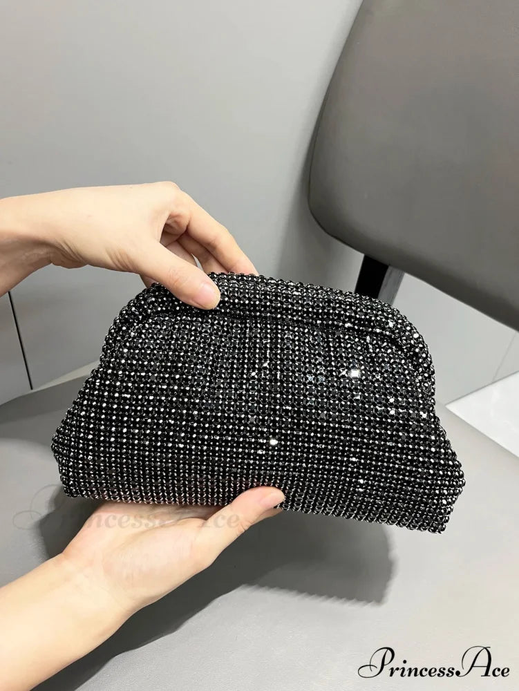 Sparkling Gems Designer Clutch Night Bag clutchbag-250126
