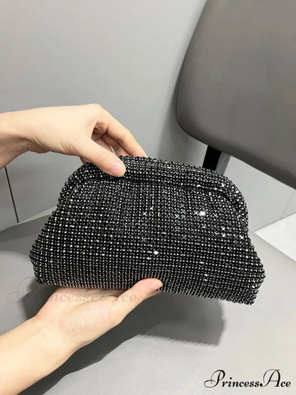 Sparkling Gems Designer Clutch Night Bag clutchbag-250126