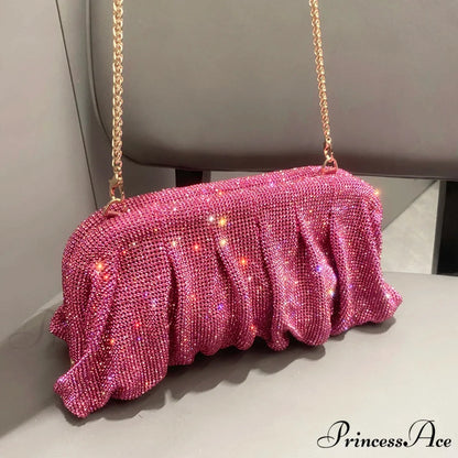 Sparkling Gems Handcrafted Nighttime Clutch wristlet-250126