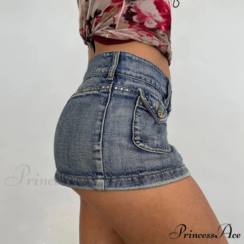 Sparkling Rebel Pocket Skirt skirts-250223