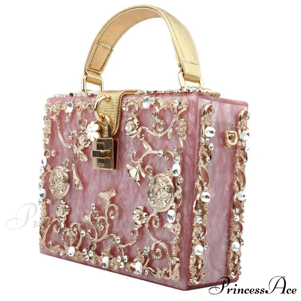 Sparkling Sequined Heart Evening Clutch Purse color same picture12 clutchbag-250126