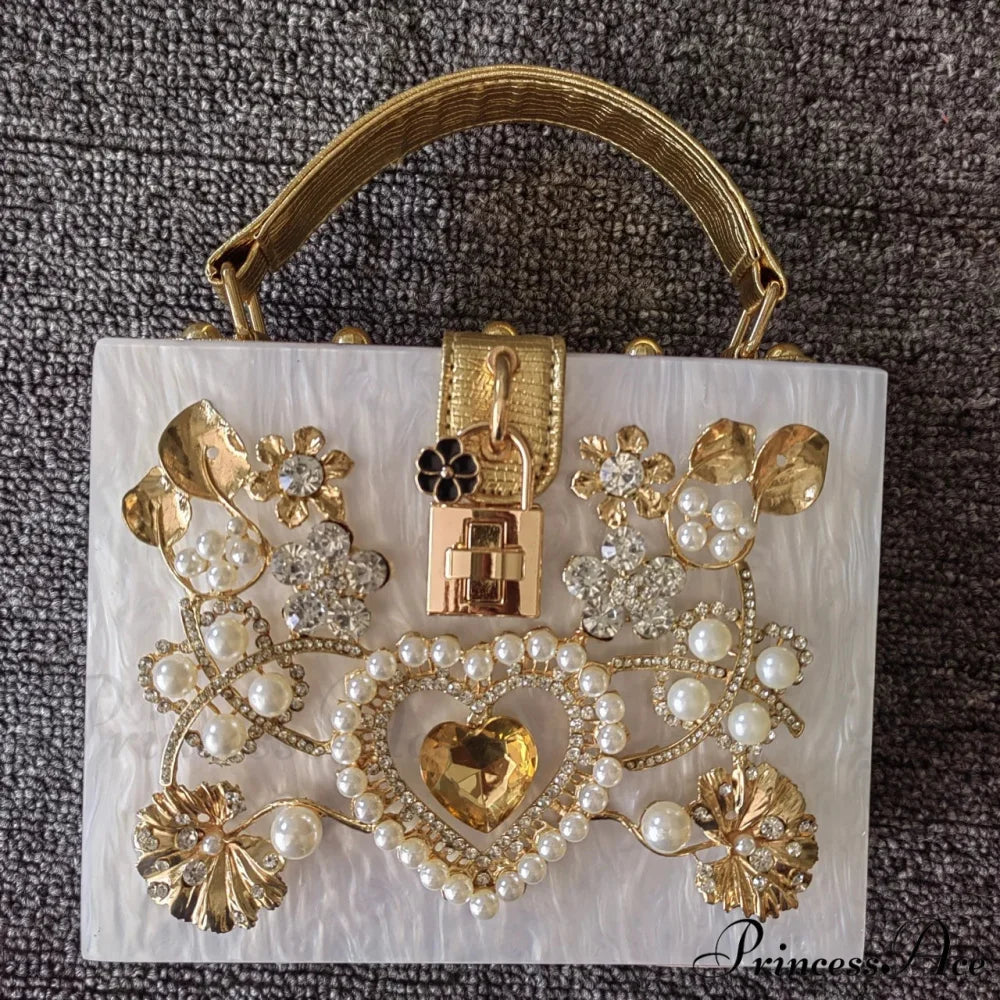 Sparkling Sequined Heart Evening Clutch Purse color same picture7 clutchbag-250126