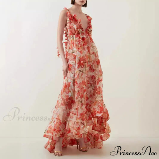 Sparkling Sequined Open Back Formal Gown promdress-250223