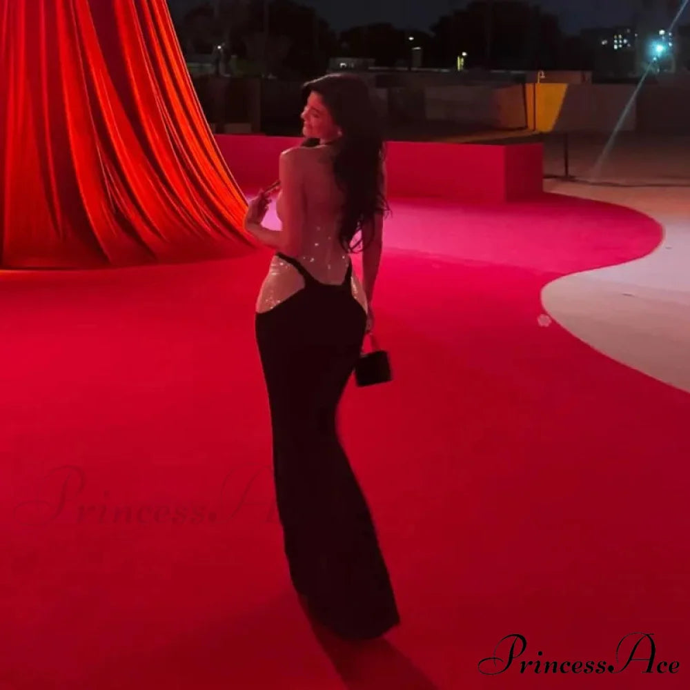 Sparkling Sequins Patchwork Sleeveless Glitter Holiday Dress vacationdress-250223