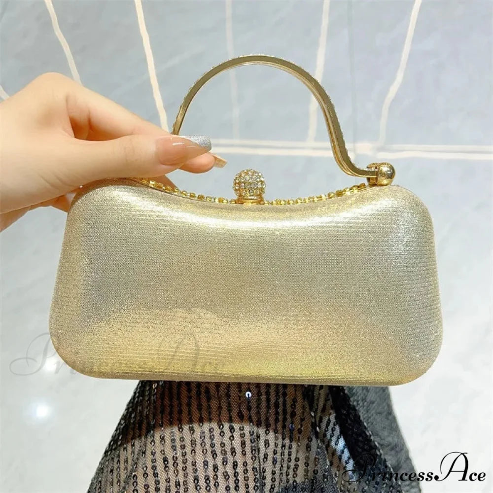 Sparkling Silver Tassel Shoulder Evening Clutch Bag clutchbag-250126