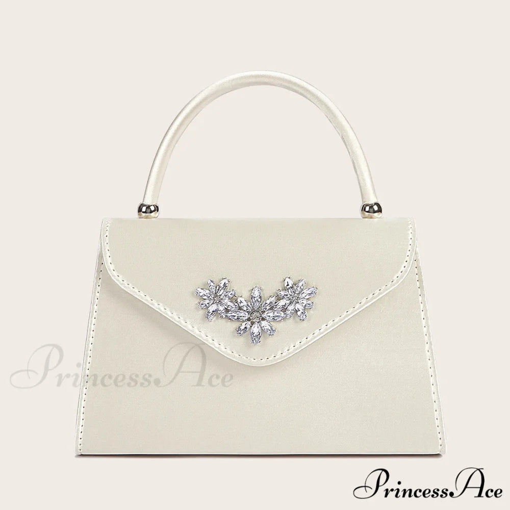 Sparkling Wedding Clutch Purse Evening Celebration Shoulder Bag KHAKI clutchbag-250126