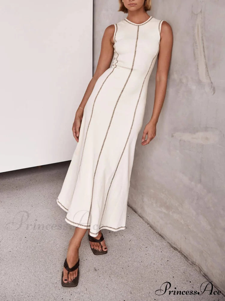 Special Ribbed Stylish Midi Dress